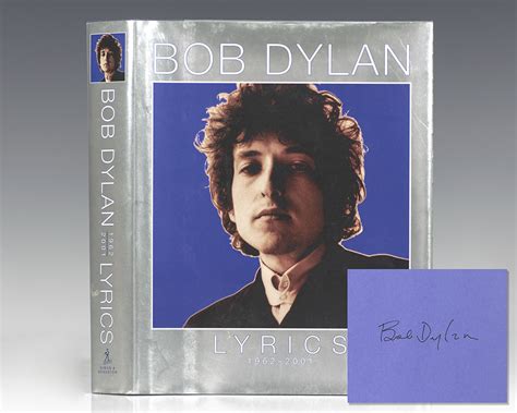 Bob Dylan Lyrics 1962-1985. - Raptis Rare Books | Fine Rare and ...