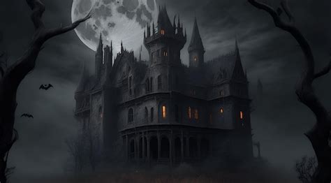 Premium AI Image | Spooky Halloween Castle