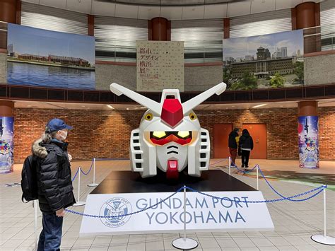 Giant Gundams occupy Yokohama as part of Gundam Port Yokohama art ...