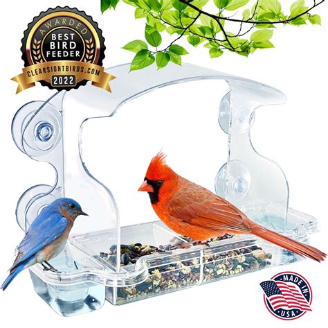 Clearview Window Bird Feeder Perfect for Close up Viewing of Your Favorite Songbirds - Etsy