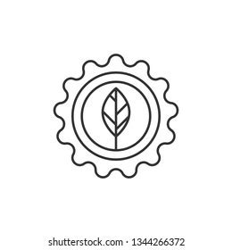 Eco Medal Vector Sign Design Natural Stock Vector (Royalty Free) 1344266372 | Shutterstock