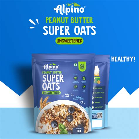 Buy Alpino Peanut Butter Super Oats | Livofy