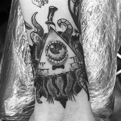 My Bill Cipher tattoo : r/gravityfalls