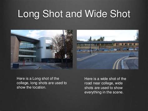 Examples of shot types