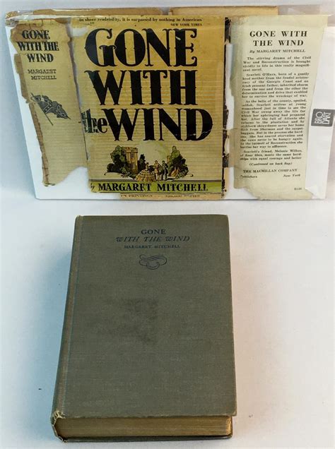 Lot - 1936 Gone With The Wind by Margaret Mitchell w/ Dust Jacket FIRST EDITION