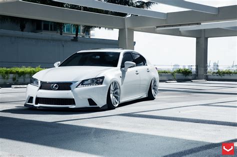 White Lexus GS Enhanced with Custom Chrome Details — CARiD.com Gallery