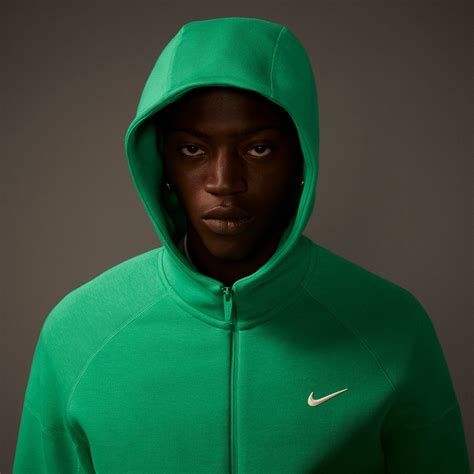 Tech Fleece Full Zip Hoodie Stadium Green | NOCTA