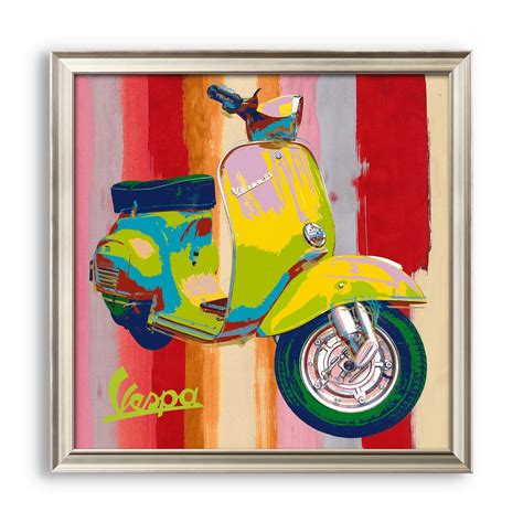 Pop Vespa. | Vespa, Vespa illustration, Pop art