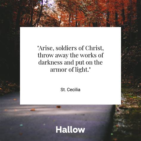 St. Cecilia Quote – Hallow