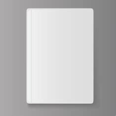 Blank book cover Vector free image download