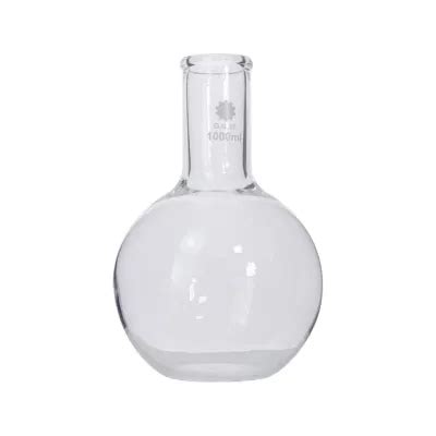 Lab Glassware Borosilicate Glass Boiling Flask Round Flat Bottom Bottle ...