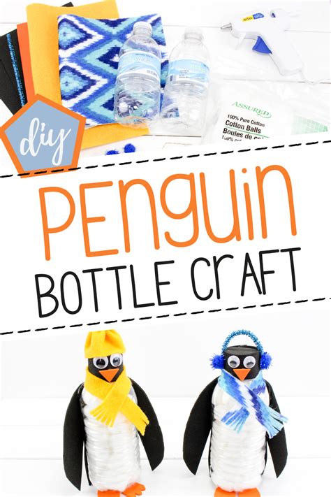 How to Make a Water Bottle Penguin Craft for Kids