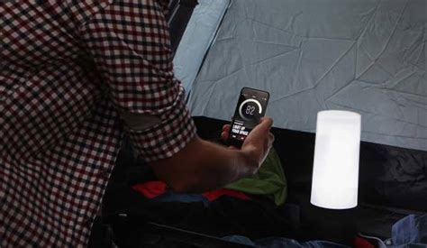 O2Tech App-Enabled Bluetooth LED Camping Lantern | Gadgetsin