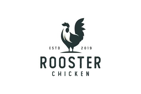 Rooster logo emblem – MasterBundles