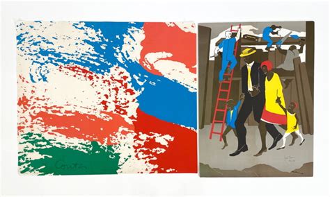 (2) Jacob Lawrence & Corita Kent Artworks