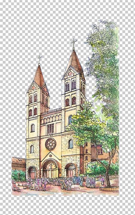 Europe Watercolor Painting Architecture PNG, Clipart, Building ...