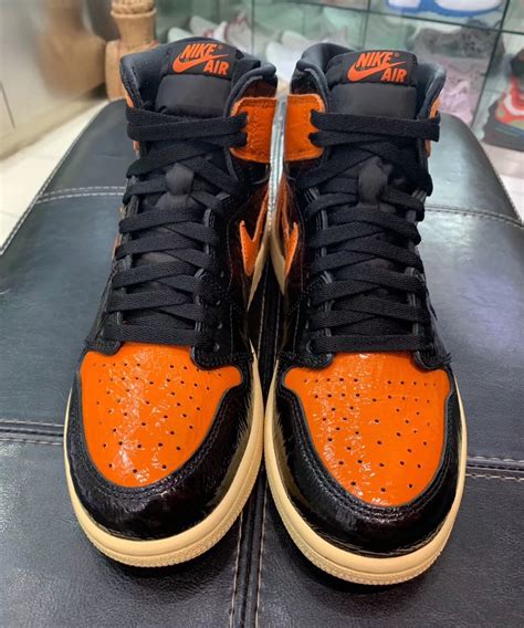 Air Jordan 1 Shattered Backboard 3.0 Black Pale Vanilla Starfish 555088 ...