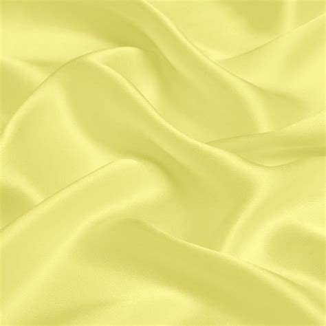 Light Yellow Charmeuse Fabric Pure Silk for Fashion Apparel | YTFabric.com