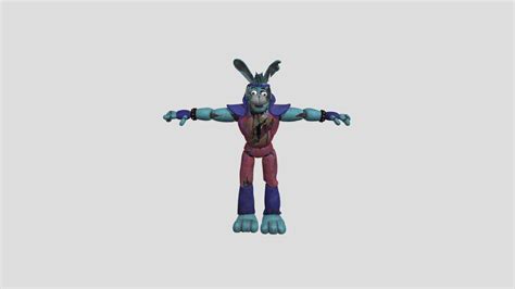 Glamrock Bonnie FNAF Security Breach Ruin 3D Model By Luque, 43% OFF