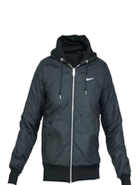 Buy Nike Men Solid Black Jackets - Jackets for Men 15321 | Myntra