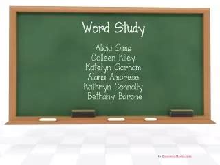 PPT - Stages of Developmental Word Study PowerPoint Presentation, free download - ID:6730333