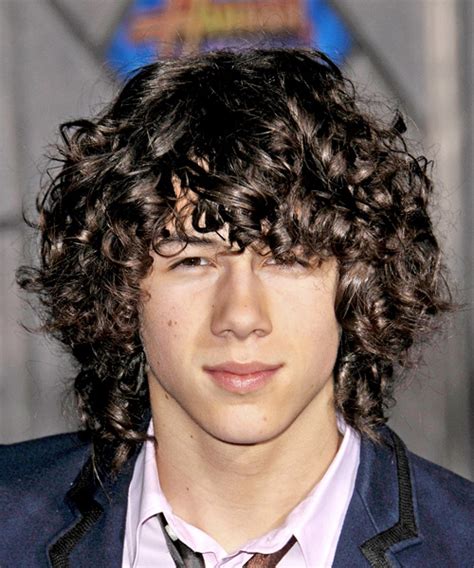 Nick Jonas Medium Curly Hairstyle - TheHairStyler.com