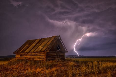 Thunder Striking a Building Photo · Free Stock Photo