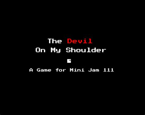 The Devil On My Shoulder by MyCousinJimmy