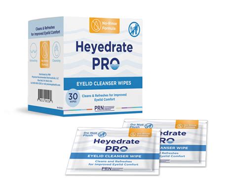 PRN Heyedrate PRO Eyelid Wipes - Cliradex®