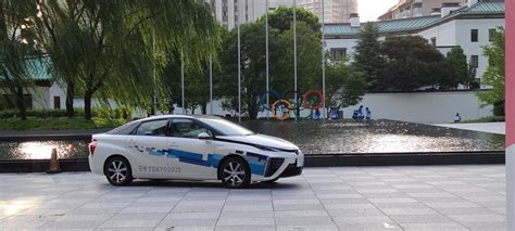 Toyota Mirai | Toyota Mirai with Olympic livery at Olympic F… | Flickr
