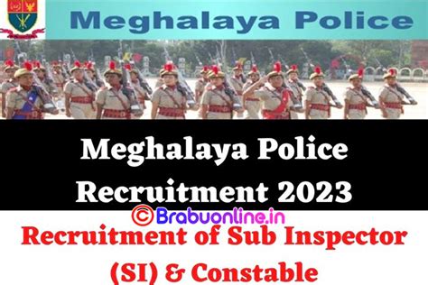 Meghalaya Police Recruitment 2023, Eligibility Criteria, Last Date, Age Limit, Apply Online ...