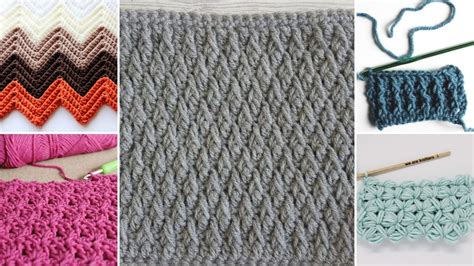 Easy Crochet Textured Stitch Patterns - Easy Crochet Patterns