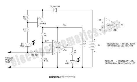 Continuity Tester Circuit Differentiates Resistance