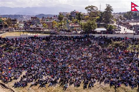 Crowd at the Mulpani Cricket Ground as Nepal qualifies for the T20 World Cup : r/Cricket