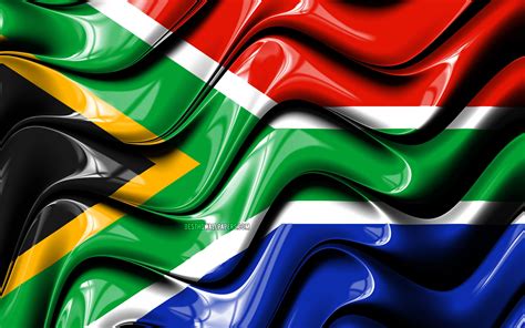 South African Flag Wallpaper