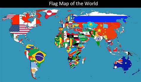 MapScaping on Twitter: "Flag Map of the World #map #world #country #population #cartography # ...