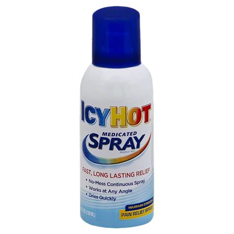 Icy Hot Maximum Strength Medicated Pain Relief Spray | Walgreens