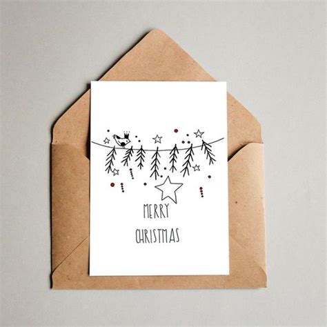 35 beautiful and simple diy Christmas cards you can't miss - Molitsy ...