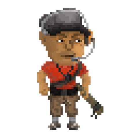 Team Fortress 2: Scout [Pixel Art] by SymbiopticStudios on DeviantArt