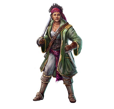 Female Swashbuckler concept art - The Noble Artist