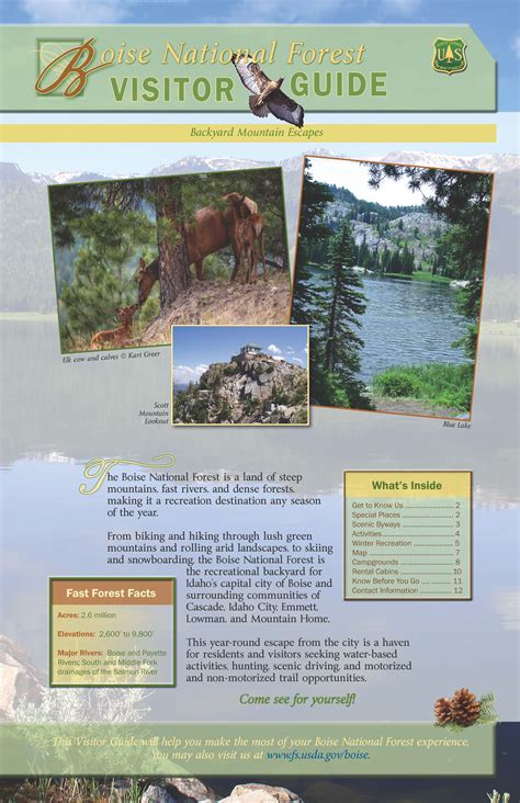 Boise National Forest - Maps & Publications | Forest map, National forest, Boise