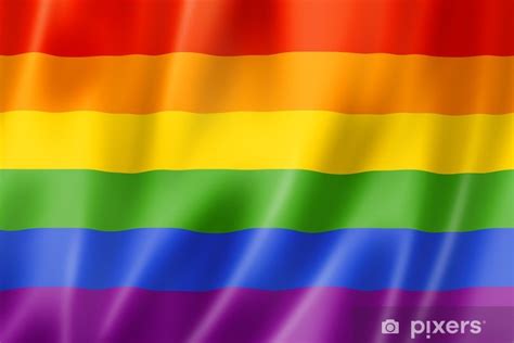 Fototapet Rainbow gay pride flagga - PIXERS.SE