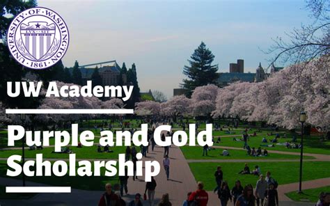 Purple and Gold Scholarship at University of Washington, USA - Scholarship Positions 2024 2025