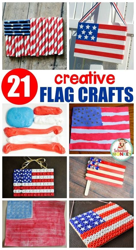 Celebrate your love of America with these fun flag crafts for kids ...