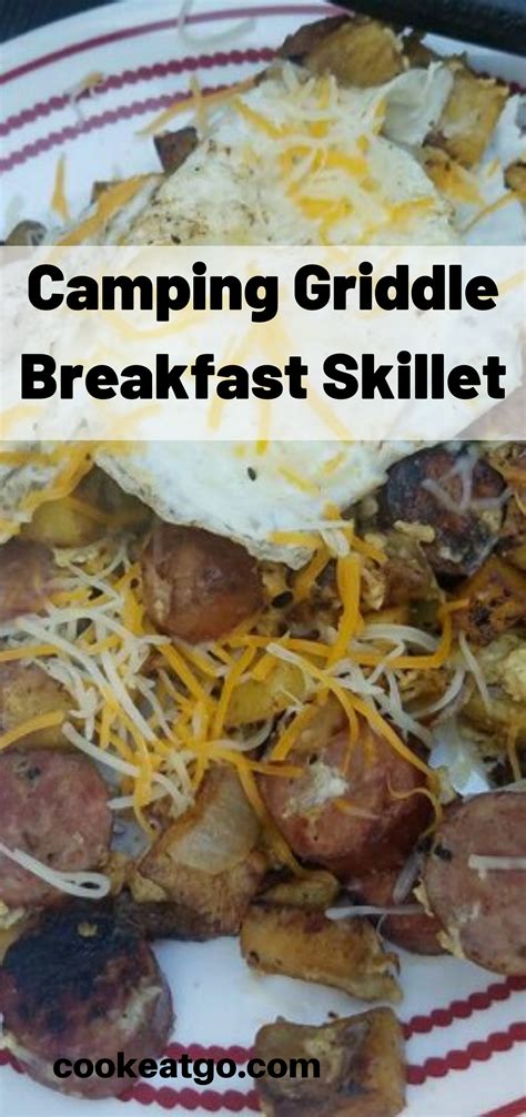 Perfect Camping Griddle Breakfast Skillet | Recipe in 2020 | Breakfast ...