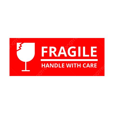 Fragile Stickers Vector, Clipart, Fragile Sticker Vector, Fragile PNG ...