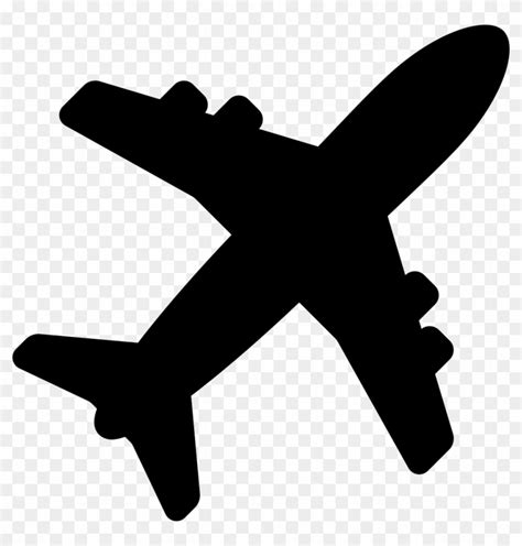 Airplane Clip Art - Airplane Silhouette - Free Transparent PNG Clipart ...