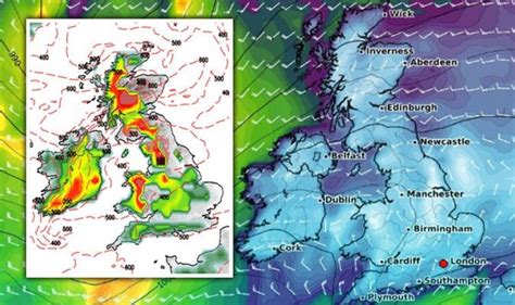 UK snow warning: Britain faces WEEK of snow storms as bitter temperatures PLUNGE - charts ...