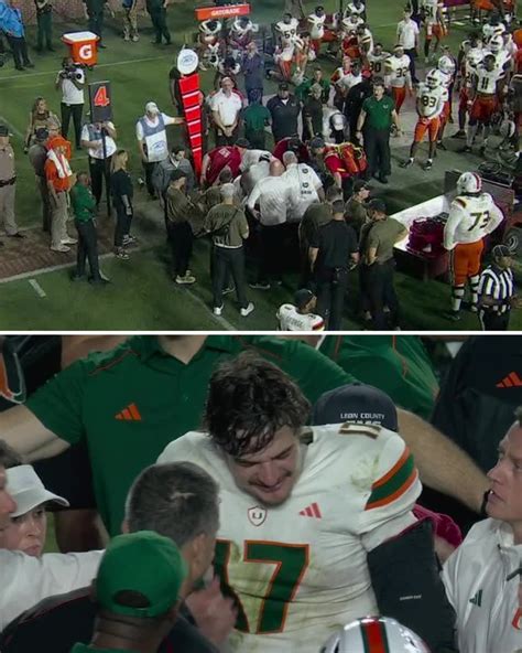 Miami QB Emory Williams Suffered Horrifying Injury During FSU Game ...