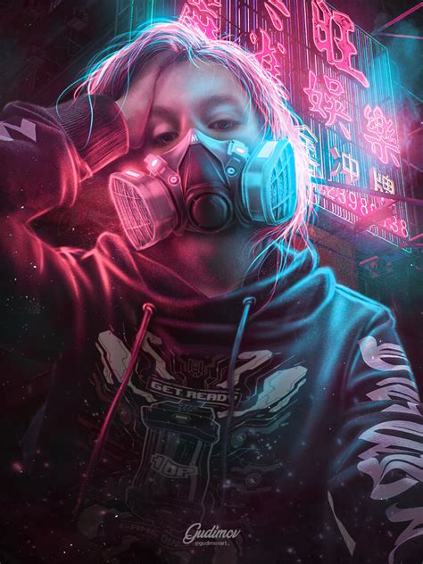 Alexander Gudimov - Cyberpunk Digital Art / Photoshop Art